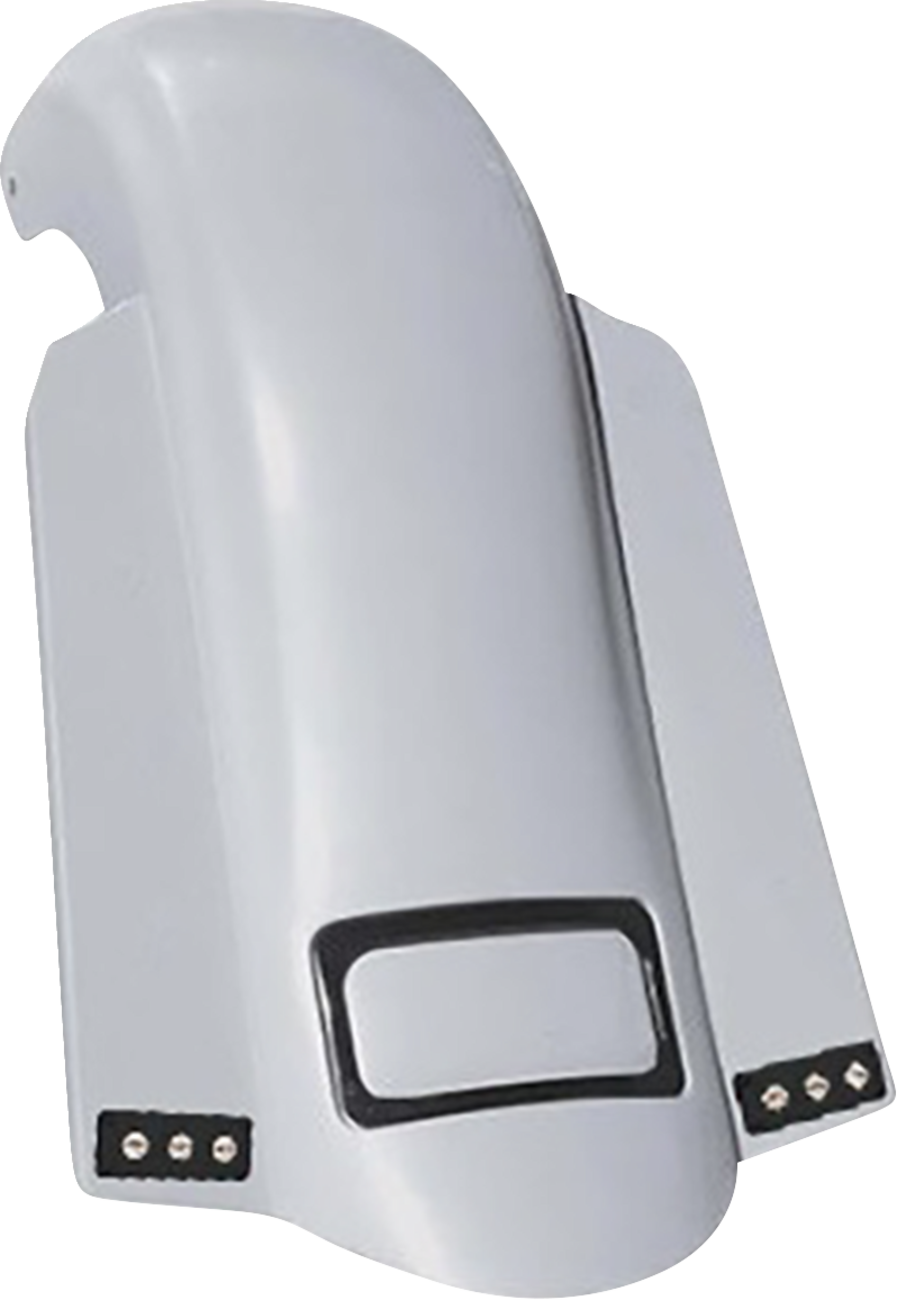 PAUL YAFFE BAGGER NATION Short Sport SS Rear Fender with Plate Frame and Tri-Pod Rectangle Light Kit