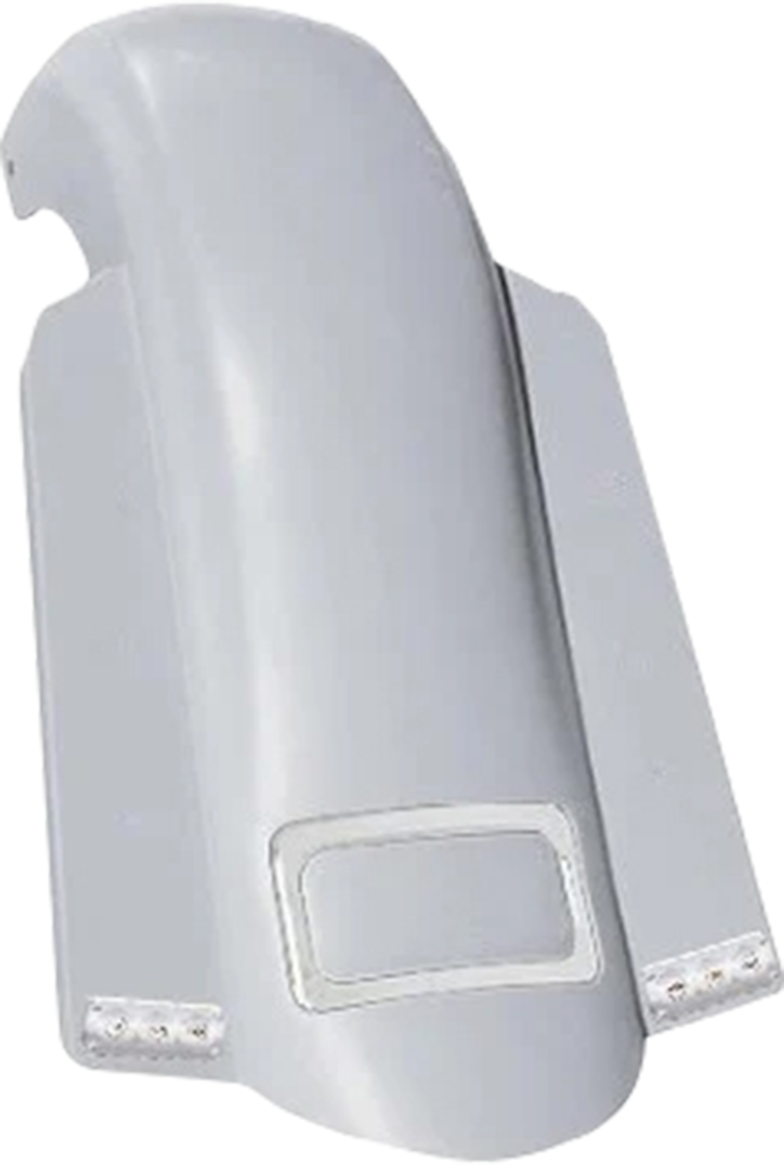 PAUL YAFFE BAGGER NATION Short Sport SS Rear Fender with Plate Frame and Tri-Pod Rectangle Light Kit