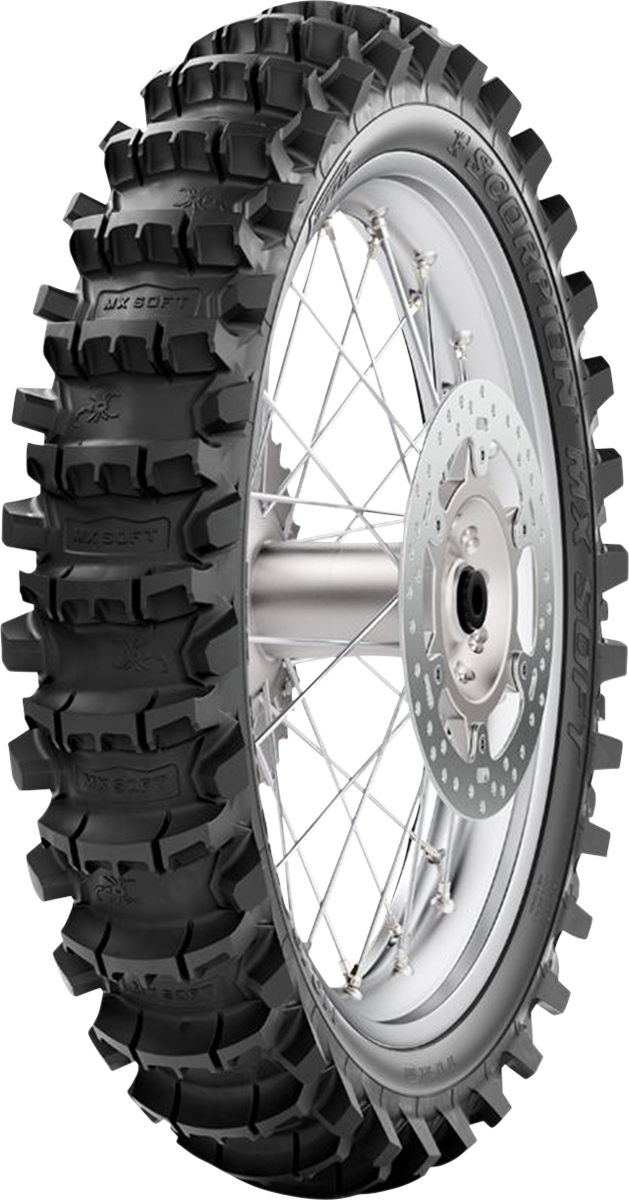 Pirelli Scorpion™ MX Soft Tire - Rear - 90/100-16 - 51M