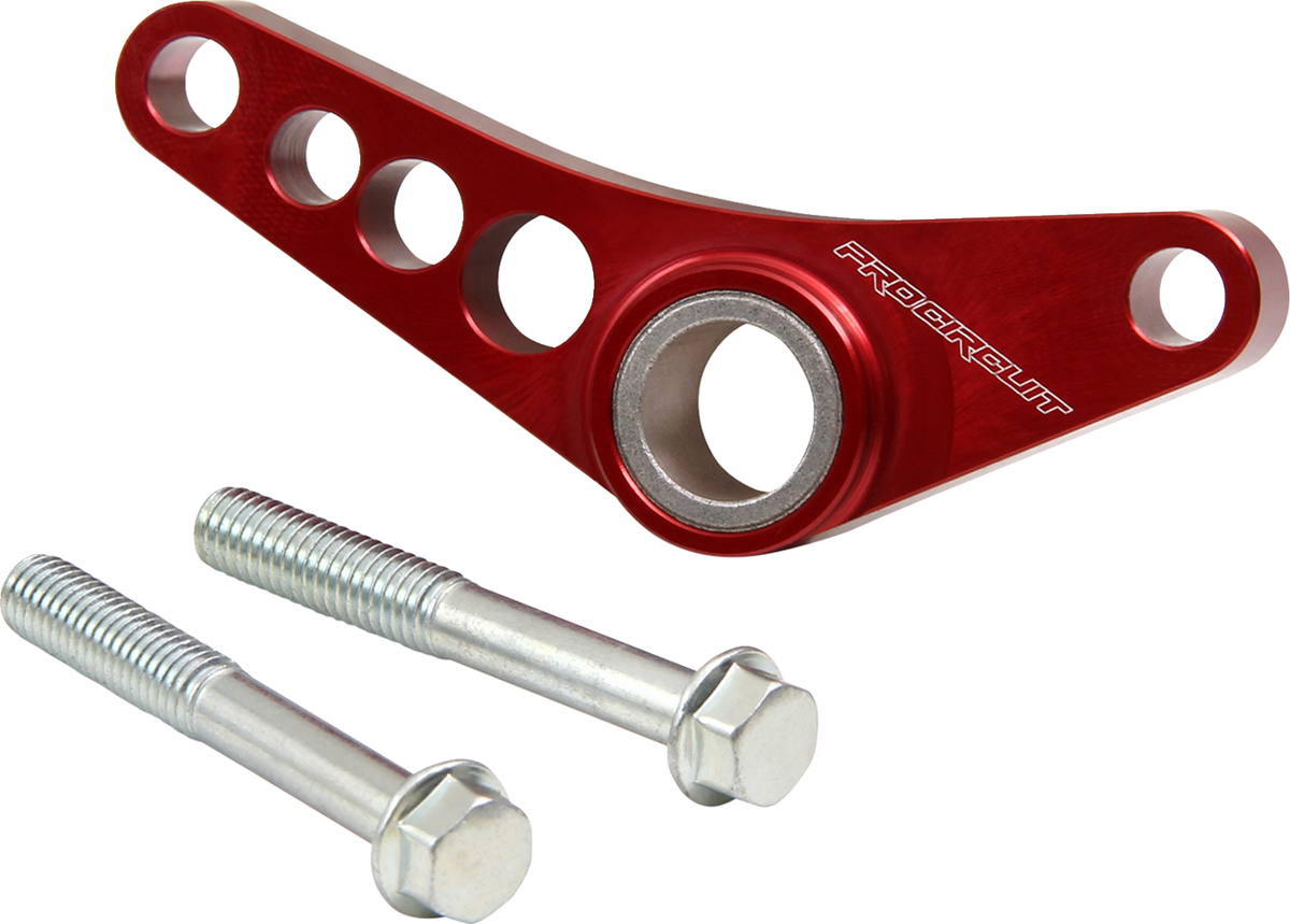 Pro Circuit 2312101 red shift-shaft brace with mounting bolts for Honda CRF110F