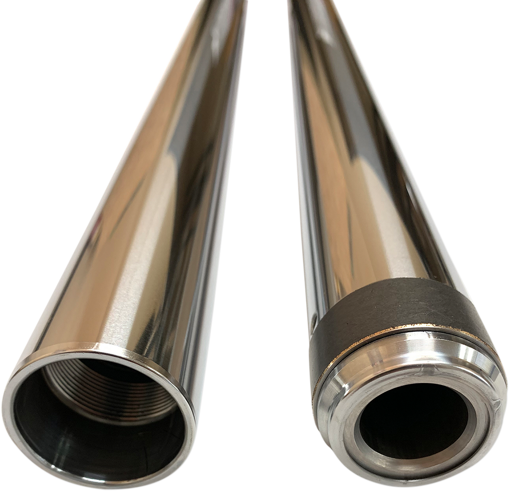 PRO-ONE PERF.MFG. Fork Tubes - 43 mm / Stock Length / Black / Inverted 0404-0724