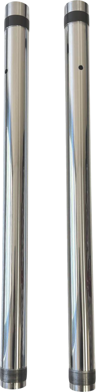PRO-ONE PERF.MFG. Fork Tubes - 43 mm / Stock Length / Hard Chrome / Inverted 0404-0723