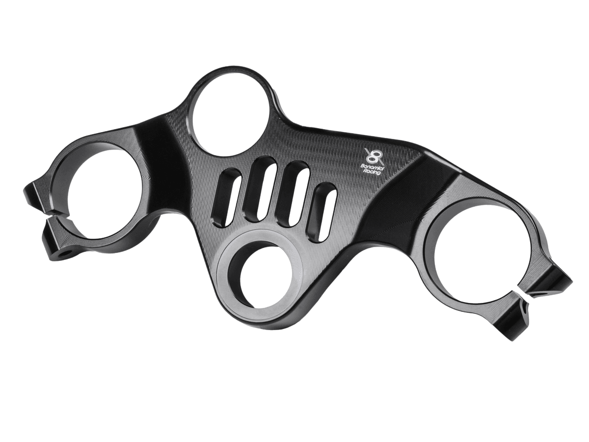 Bonamici Triple Tree Clamp Aprilia RSV4 (Black) (Street) (09-14 / 2019+)
