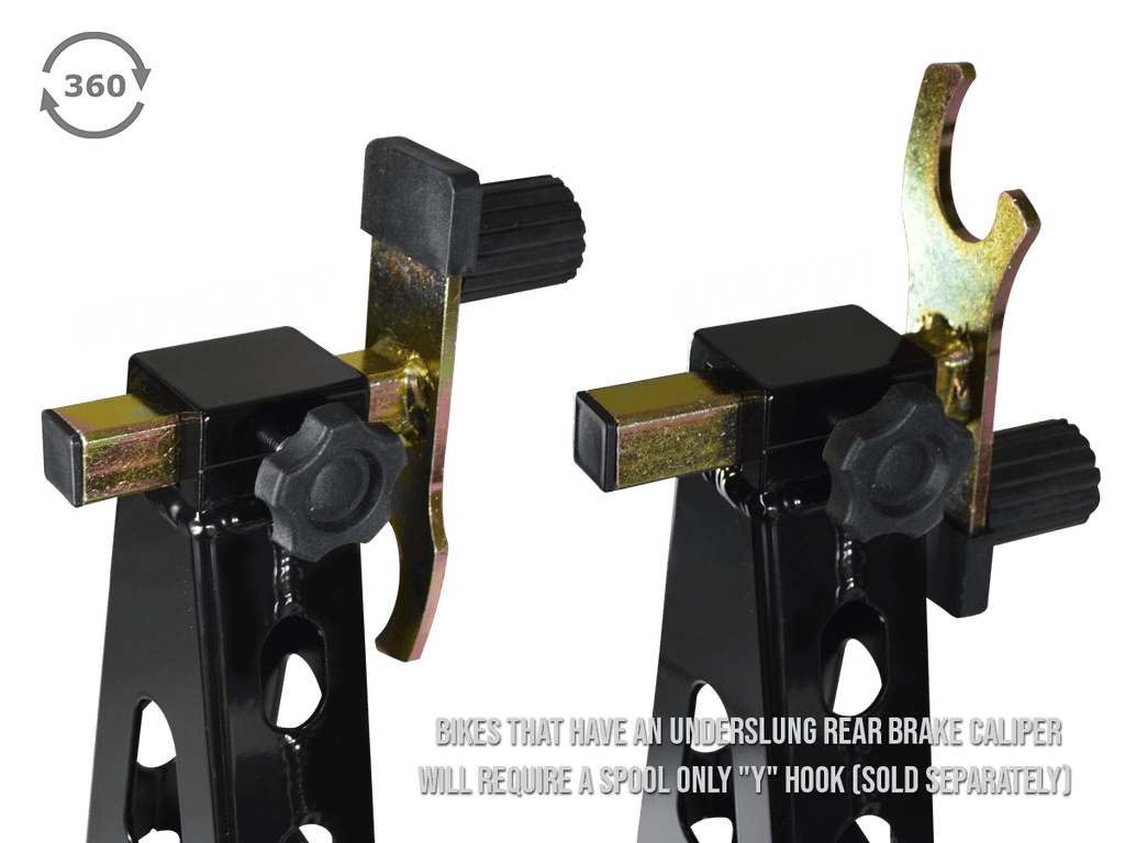 MOTO-D "Race" Front + Rear Motorcycle Stands (Aluminum) (Combo)