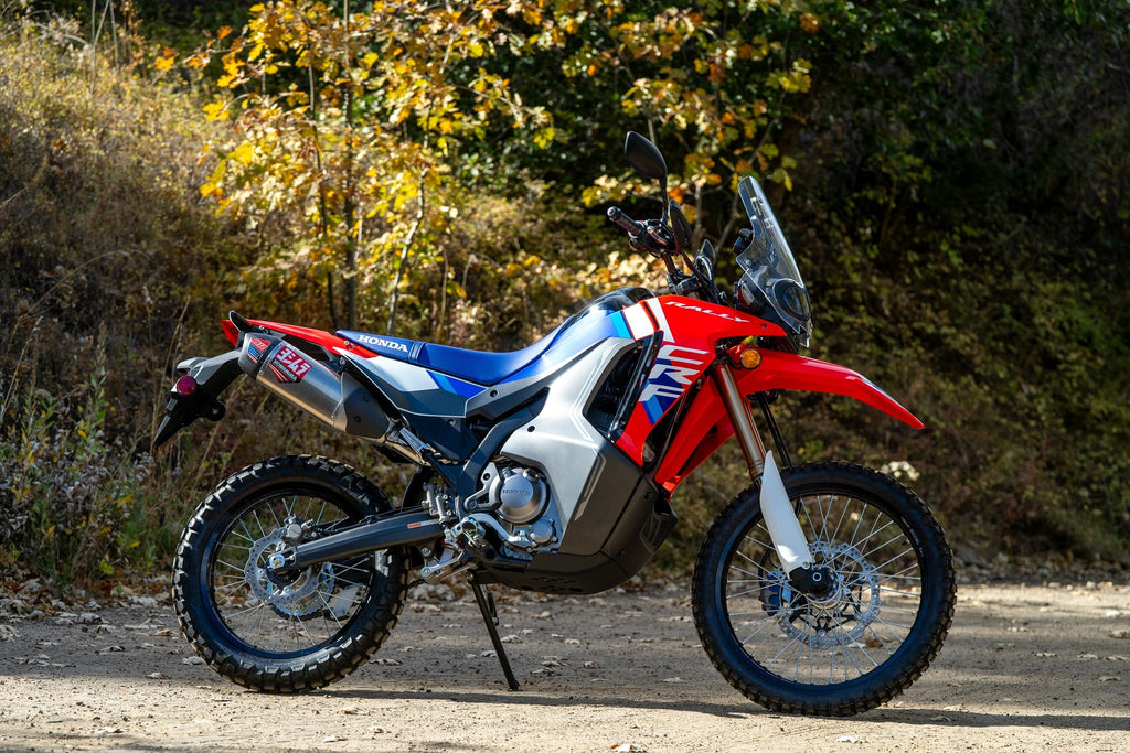Yoshimura CRF300L/Rally 21-26 Race RS-12 Stainless Full Exhaust, w/ Stainless Muffler