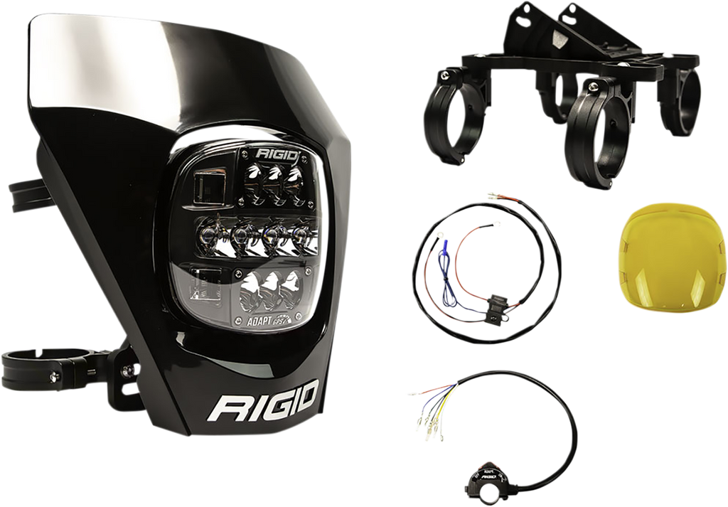 RIGID INDUSTRIES Adapt XE Moto LED Light with Number Plate