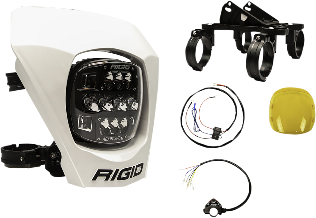 RIGID INDUSTRIES Adapt XE Moto LED Light with Number Plate