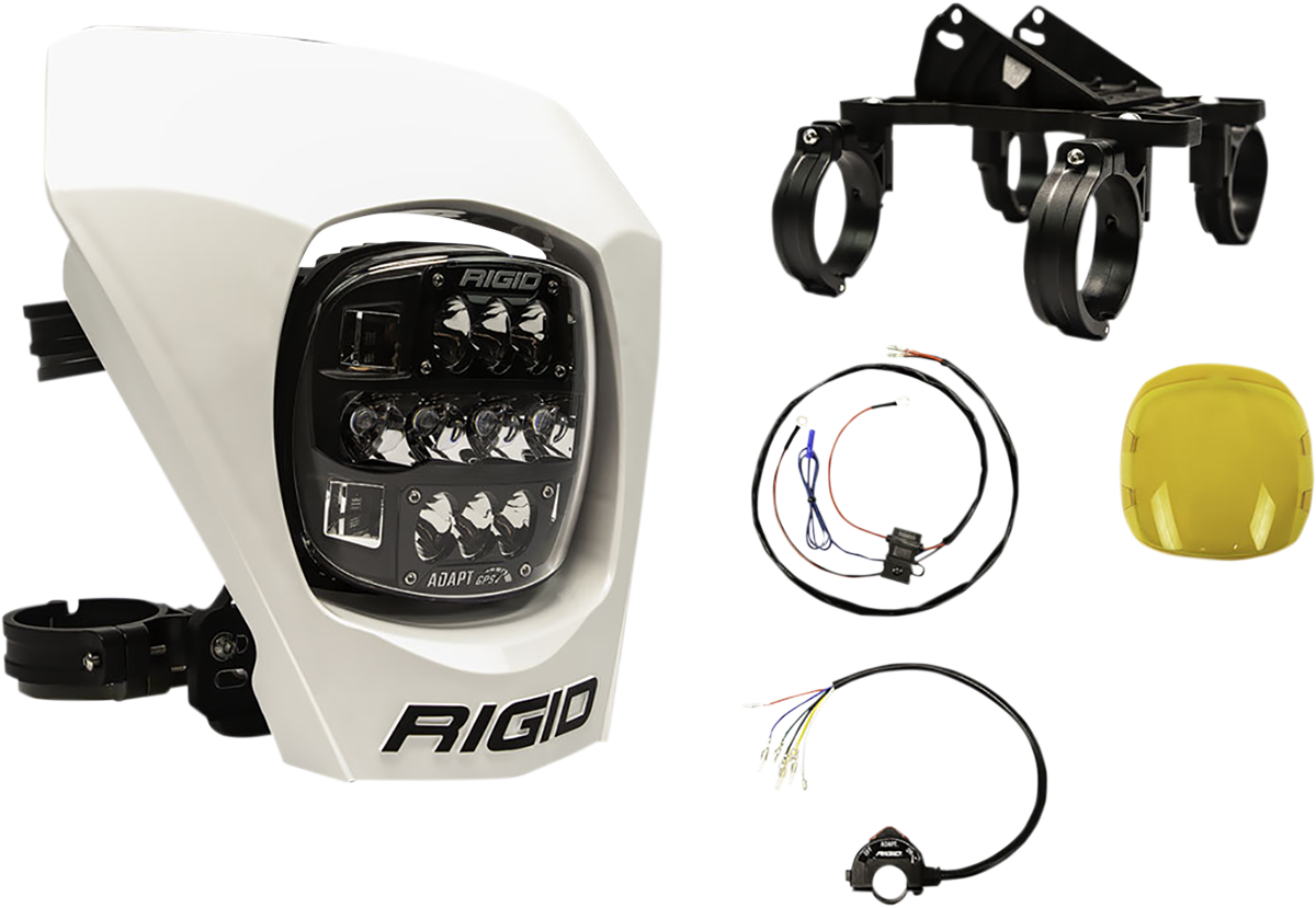 RIGID INDUSTRIES Adapt XE Moto LED Light with Number Plate
