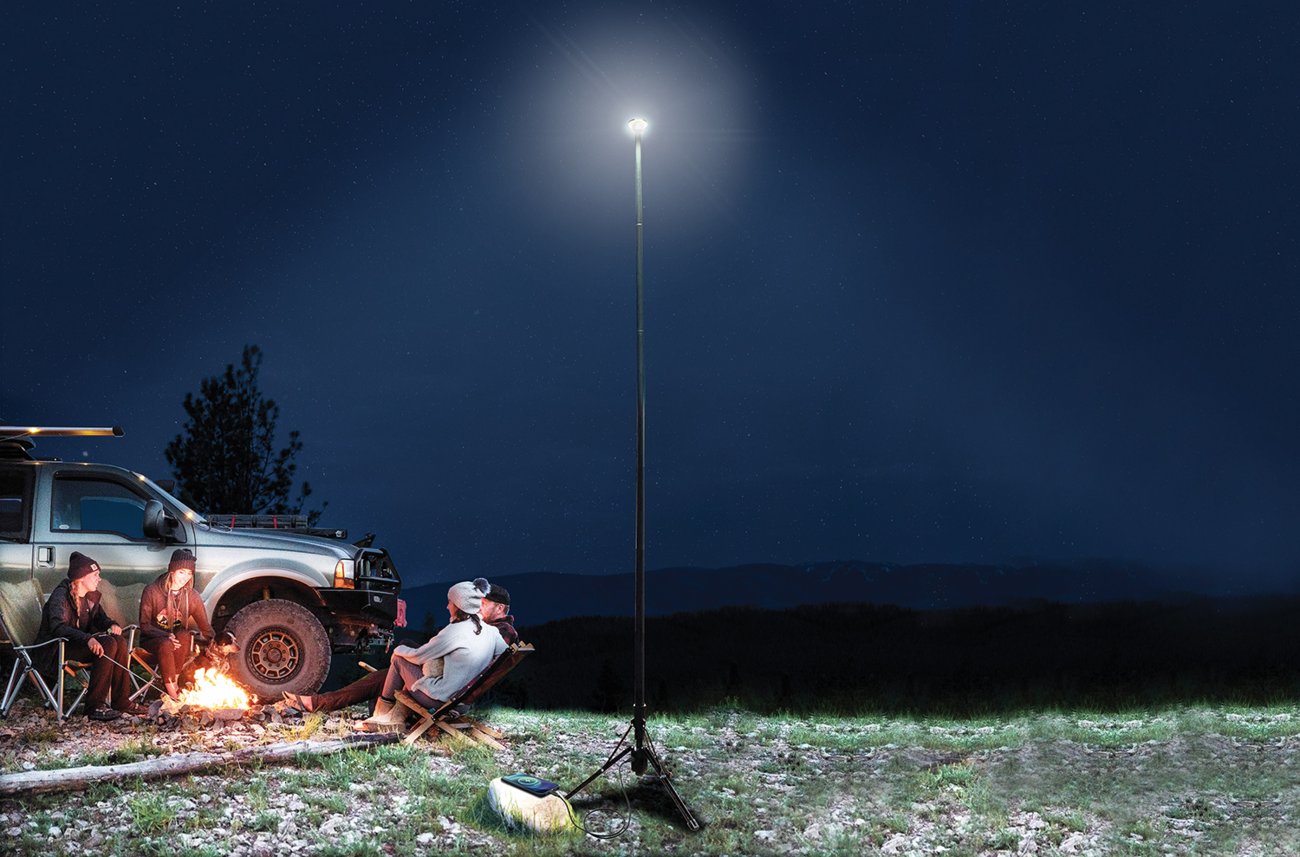 RISK RACING FLi Over-Lander 10' Telescoping Light with Wireless Remote - Light / LED / 2600 Lumens / Telescoping / Wireless Remote Control 3850-0622
