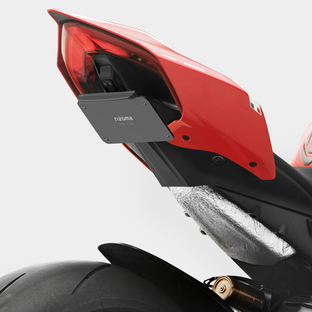 Rizoma FLAT OUT Fender Eliminator w/ Integrated Turn Signals For the Ducati Panigale V4 / V2 and Streetfighter V2 (18-24)