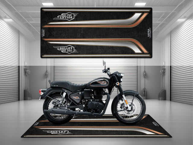 MPM Motorcycle Mat for Royal Enfield Bullet 350 - MM4302