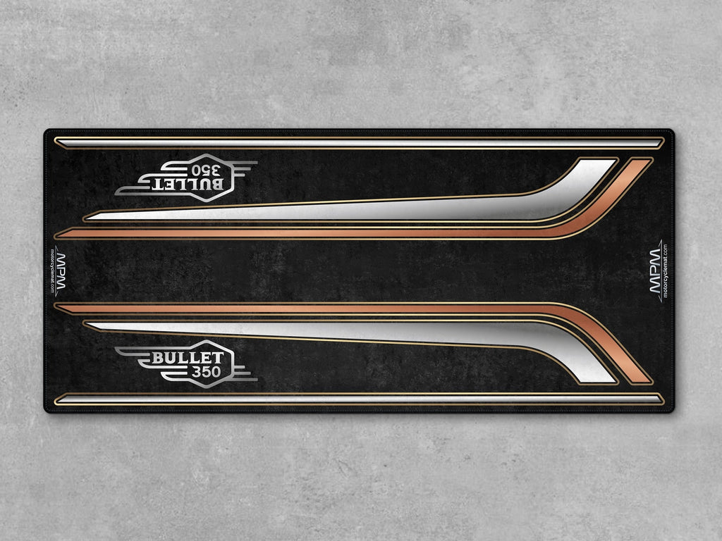 MPM Motorcycle Mat for Royal Enfield Bullet 350 - MM4302