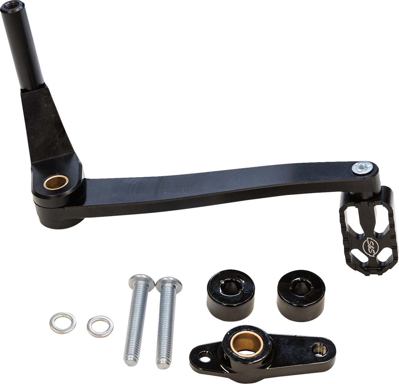 S&S CYCLE Brake Pedal - Mid-Mount / Black 1610-0709