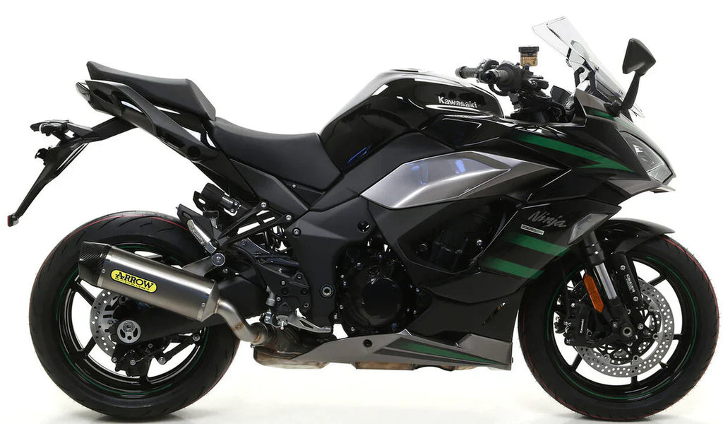 71914PK Arrow Indy Race Titanium Slip-on Exhaust for Kawasaki Ninja 1000SX 2020-2025
