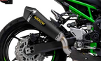 71856XKN Arrow X-Kone Slip-on Exhaust, Stainless Steel Dark Kawasaki Z900 A2 17-24 US models