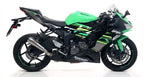 Arrow Pro-Race Slip-on Exhaust Nichrome with Steel End Cap ZX-6R 636 2009-2025 71898PRI