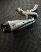 Arrow Ducati Panigale /Streetfighter V4 V4S 18-24 Racing Double Works Titanium Silencers + 1:1 Titanium Link Pipe 71162pk
