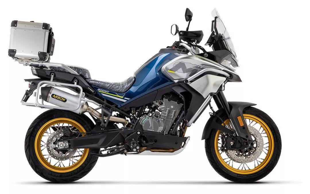 Arrow Cf Moto 800 MT Sport / Touring ’23/24 Homologated Aluminum Race Tech Silencer With Welded Link Pipe 71943ak