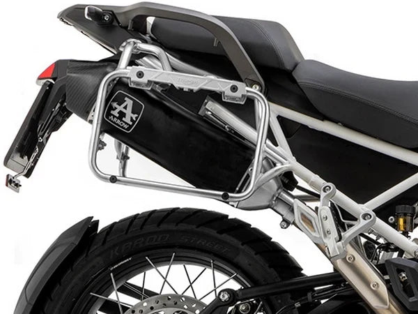 72503VAN Arrow Veloce Slip-on Exhaust, Dark for Triumph Tiger 1200 (2022-) (With Side Cases)