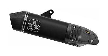 72504VAN Arrow Veloce Homologated Slip-on, Dark for Triumph Tiger 900 20-25
