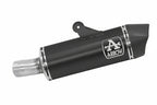71925AKN Arrow Maxi Race-Tech Slip-on Exhaust, Aluminum Dark for BMW R1250R/RS 19-20