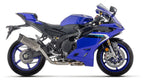 71081PK RACING Full Exhaust Arrow Indy Race EVO Titanium Carbon End Cap Yamaha YZF R9 2025