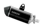 72512SKN Arrow Sonora Slip-on Exhaust, Titanium Dark with Carbon End Cap for Honda Africa Twin CRF1100L 2020- 2025