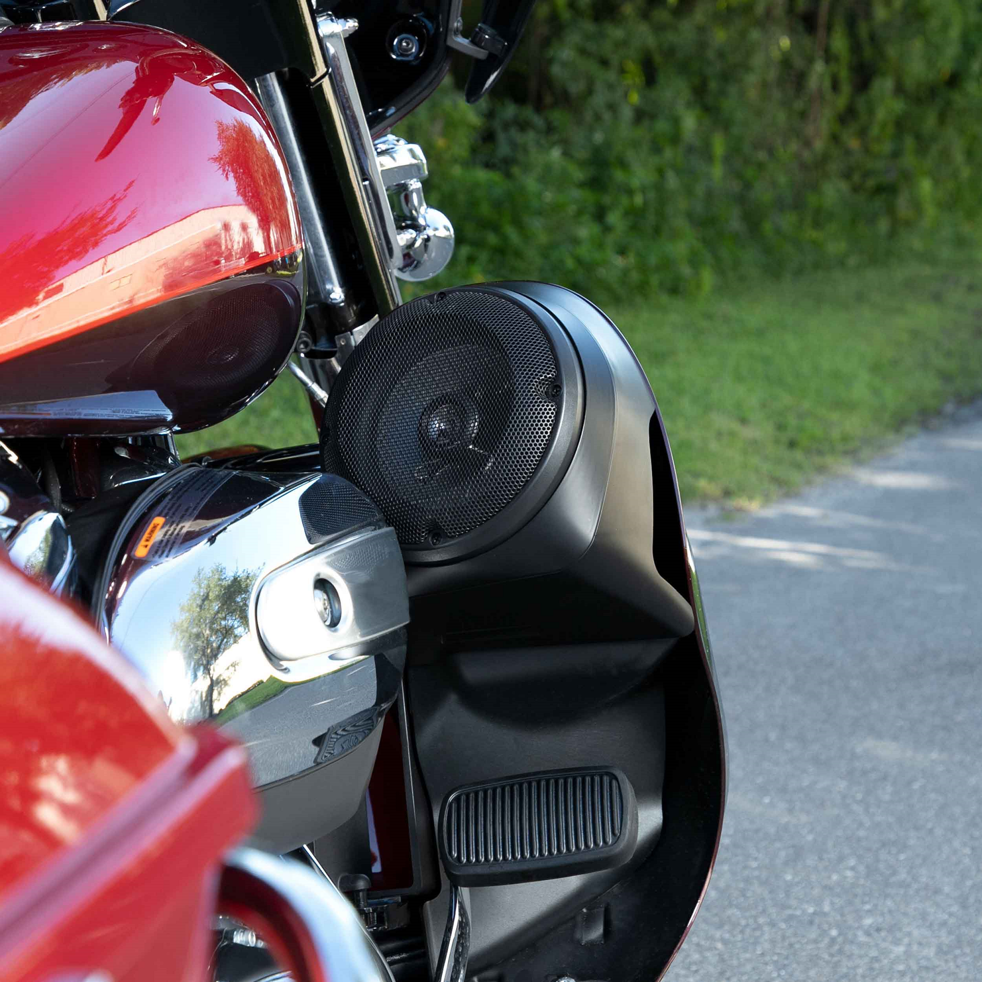 SADDLE TRAMP Lower Fairing Speaker Pods - Speaker Pod / Lower Fairing / '14-'22 FLHTK/FLTRU/FLTRK/FLHTCUTG 2330-0250