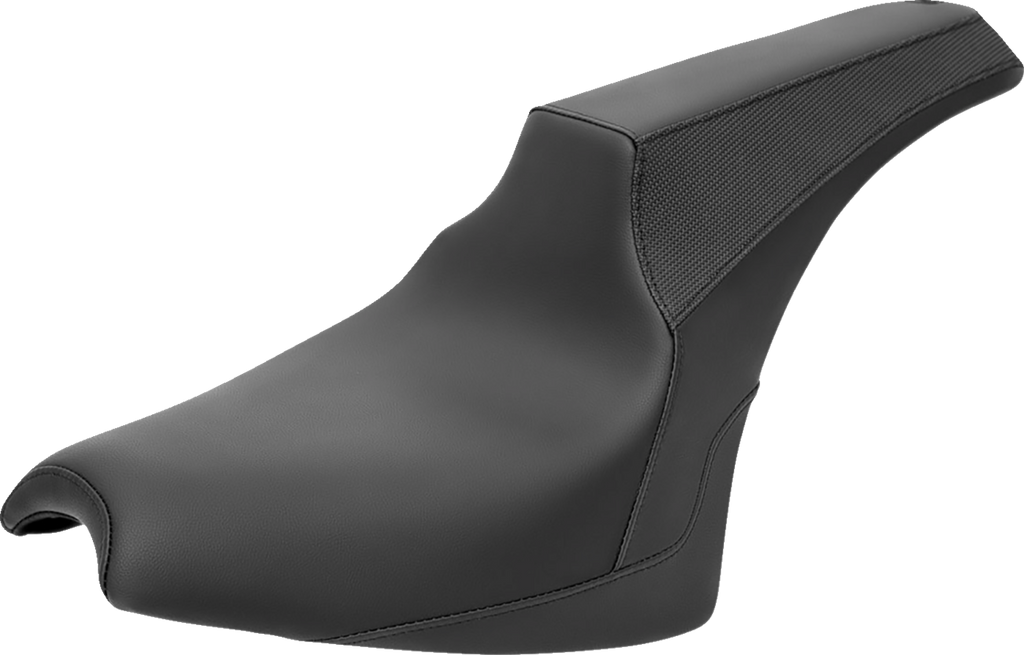 SADDLEMEN Carey Hart Signature Series Seat - Black w/ Black Stitching / Chief '22-'24 0810-2406