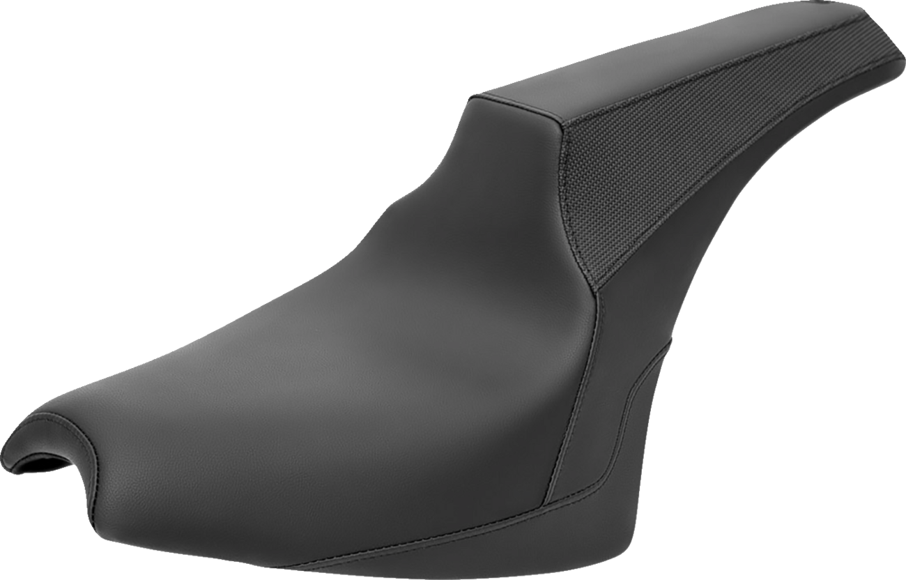SADDLEMEN Carey Hart Signature Series Seat - Black w/ Black Stitching / Chief '22-'24 0810-2406