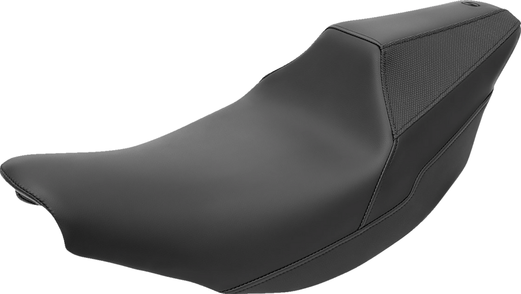 SADDLEMEN Carey Hart Signature Series Seat - Black w/ Black Stitching / Chief '22-'24 0810-2406