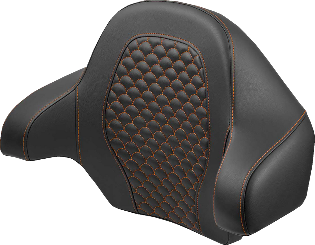 SADDLEMEN Dragon Scale Tour Pak Backrest Pad