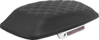 SADDLEMEN Lattice Stitched Saddlebag Lid Covers - Saddlebag Lid Covers / Lattice / Silver Stitch / FLH/FLT '14-'25 3501-2307