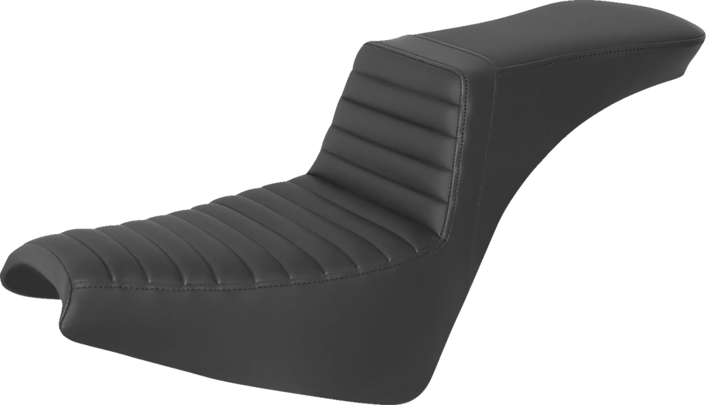 SADDLEMEN Step-Up Seat — Front Tuck-n-Roll - Step-Up Seat / Front Tuck-n-Roll / Black 0802-1456
