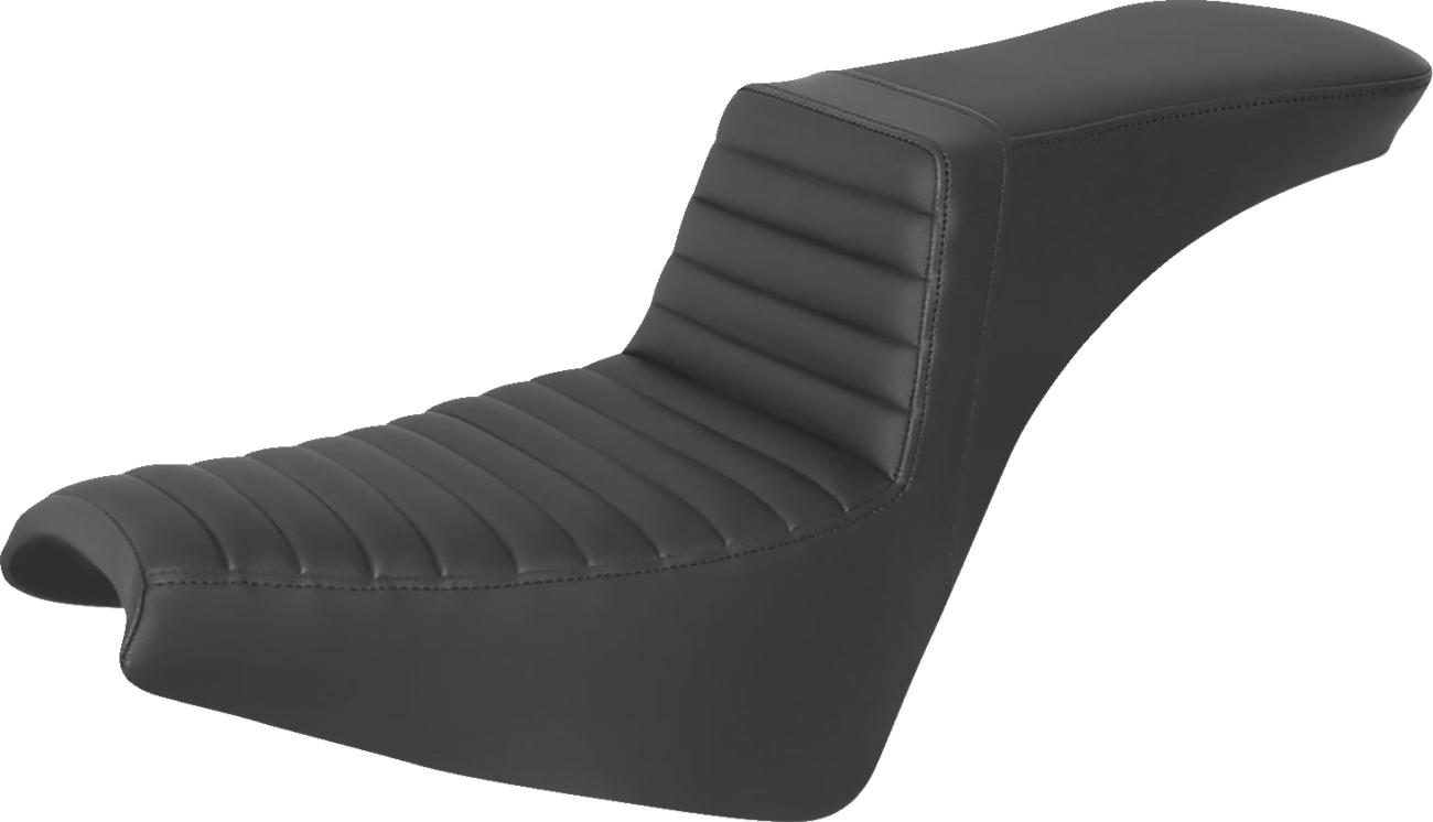 SADDLEMEN Step-Up Seat — Front Tuck-n-Roll - Step-Up Seat / Front Tuck-n-Roll / Black 0802-1456