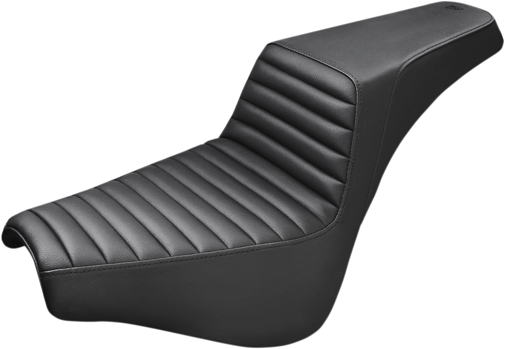 SADDLEMEN Step-Up Seat — Front Tuck-n-Roll - Step-Up Seat / Front Tuck-n-Roll / Black / FX '18-'24 0802-0961