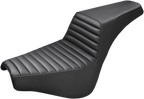 SADDLEMEN Step-Up Seat — Front Tuck-n-Roll - Step-Up Seat / Front Tuck-n-Roll / Black / FX '18-'24 0802-0961