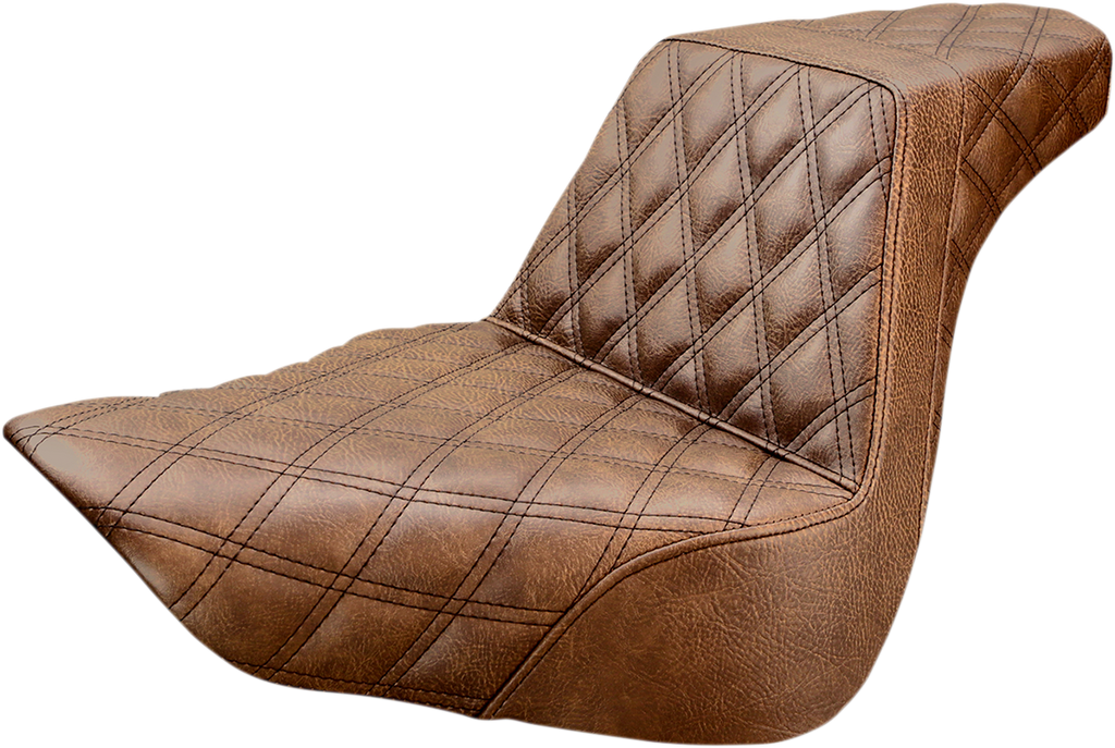 SADDLEMEN Step-Up Seat — Lattice Stitched