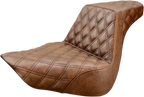 SADDLEMEN Step-Up Seat — Lattice Stitched