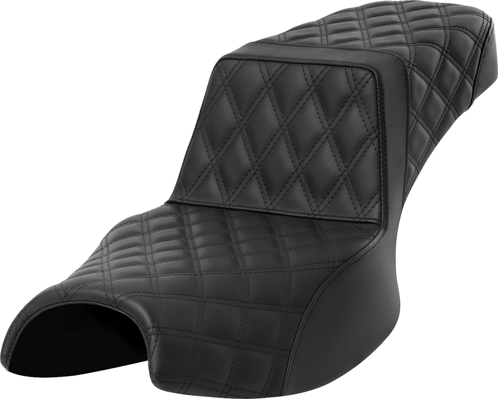 SADDLEMEN Step-Up Seat — Lattice Stitched