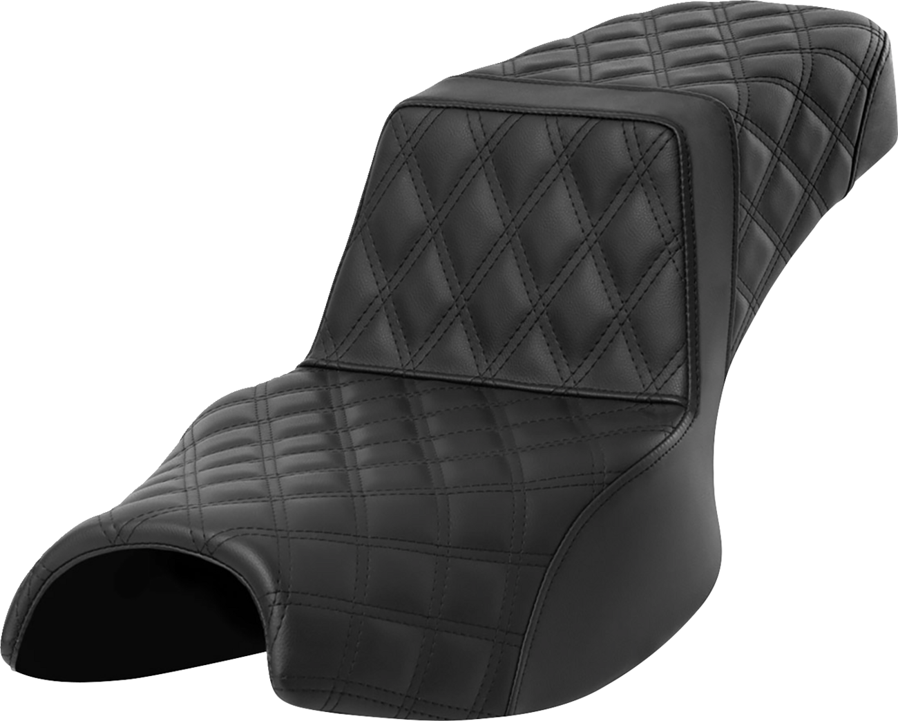 SADDLEMEN Step-Up Seat — Lattice Stitched