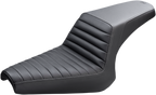 SADDLEMEN Step-Up Seat — Lattice Stitched - Step-Up Seat / Lattice Stitch / Black / Indian Scout '25 0810-2442