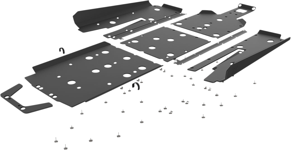 SEIZMIK Skid Plate Kit - Skid Plate / 2 Seat / Pkg. 1 of 2 / Polaris / RZR '20-'21 0505-2252