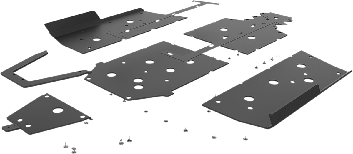 SEIZMIK Skid Plate Kit - Skid Plate / 2 Seat / Polaris / RZR / XP 0505-2250