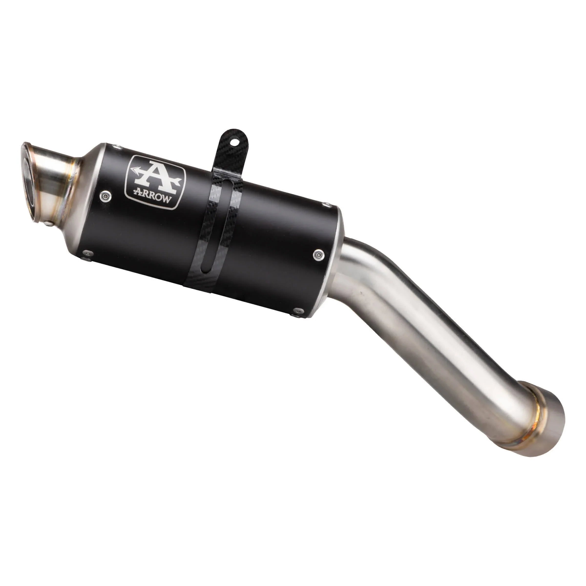 71556GPI Arrow Kawasaki Z900 20-24 Homol.Gp2 Aluminium Dark Exh. With Welded Linkpipe For Orig. Or Arrow Collectors