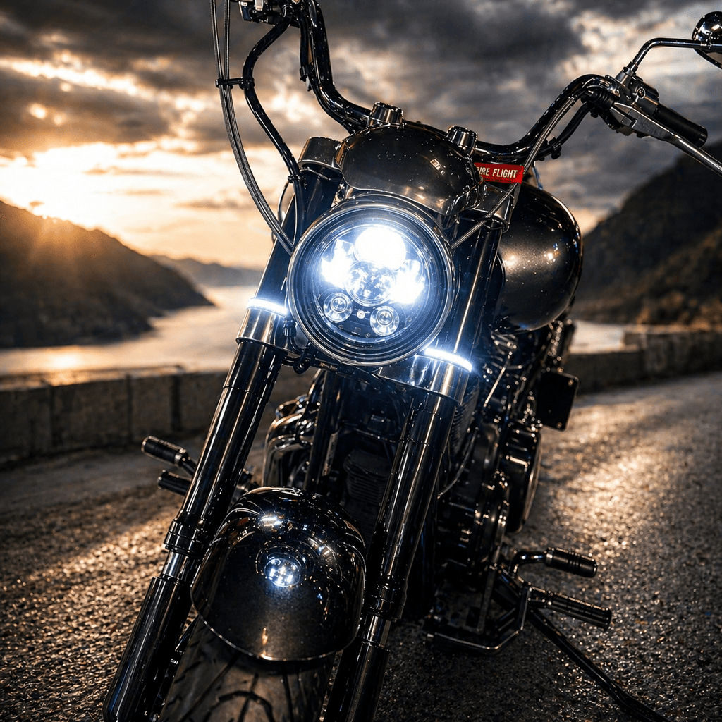 Eagle Lights 5 3/4" LED Headlight for Yamaha XVS650, Bolt, Raider, Road Star, Stryker Models