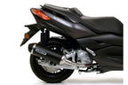 53523ANN Arrow Yamaha X-Max 300 '17/20 Homologated Aluminium Dark Urban Silencer With Dark Stainless Steel End Cap