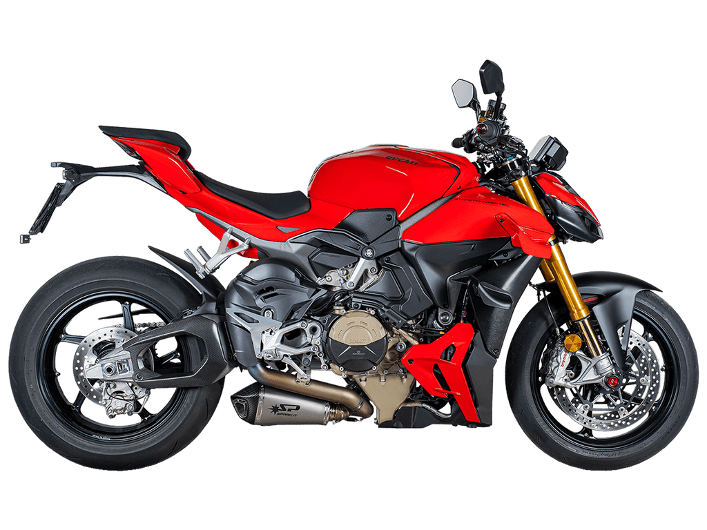 Spark Ducati Streetfighter V4 S/R "Double Konix Evo" Titanium Semi-Full Exhaust System (Carbon) (2025-2026)