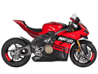 Spark Ducati Panigale V4 S/R "Double Konix Evo" Titanium Semi-Full Exhaust System (Carbon) (2025-2026)