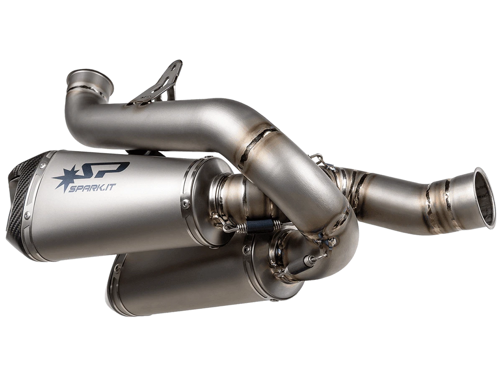 Spark Ducati Streetfighter V4 S/R "Double Konix Evo" Titanium Semi-Full Exhaust System (Carbon) (2025-2026)